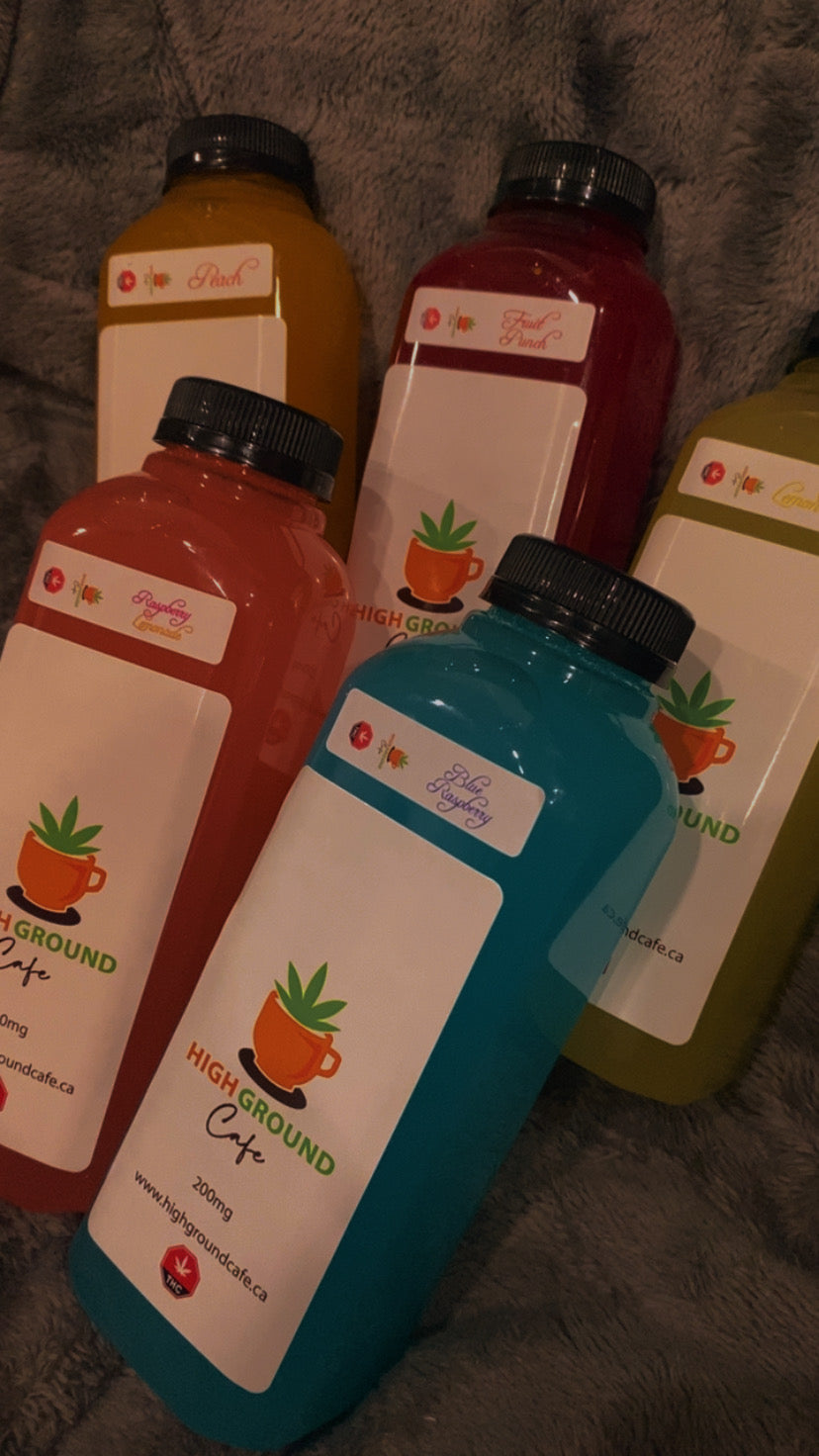 High Ground Cafe 200mg THC Juice
