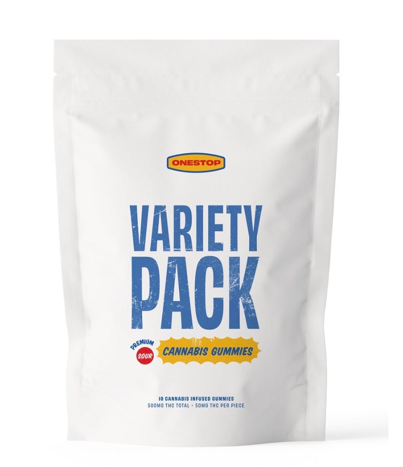One Stop Sour Variety Pack 500mg