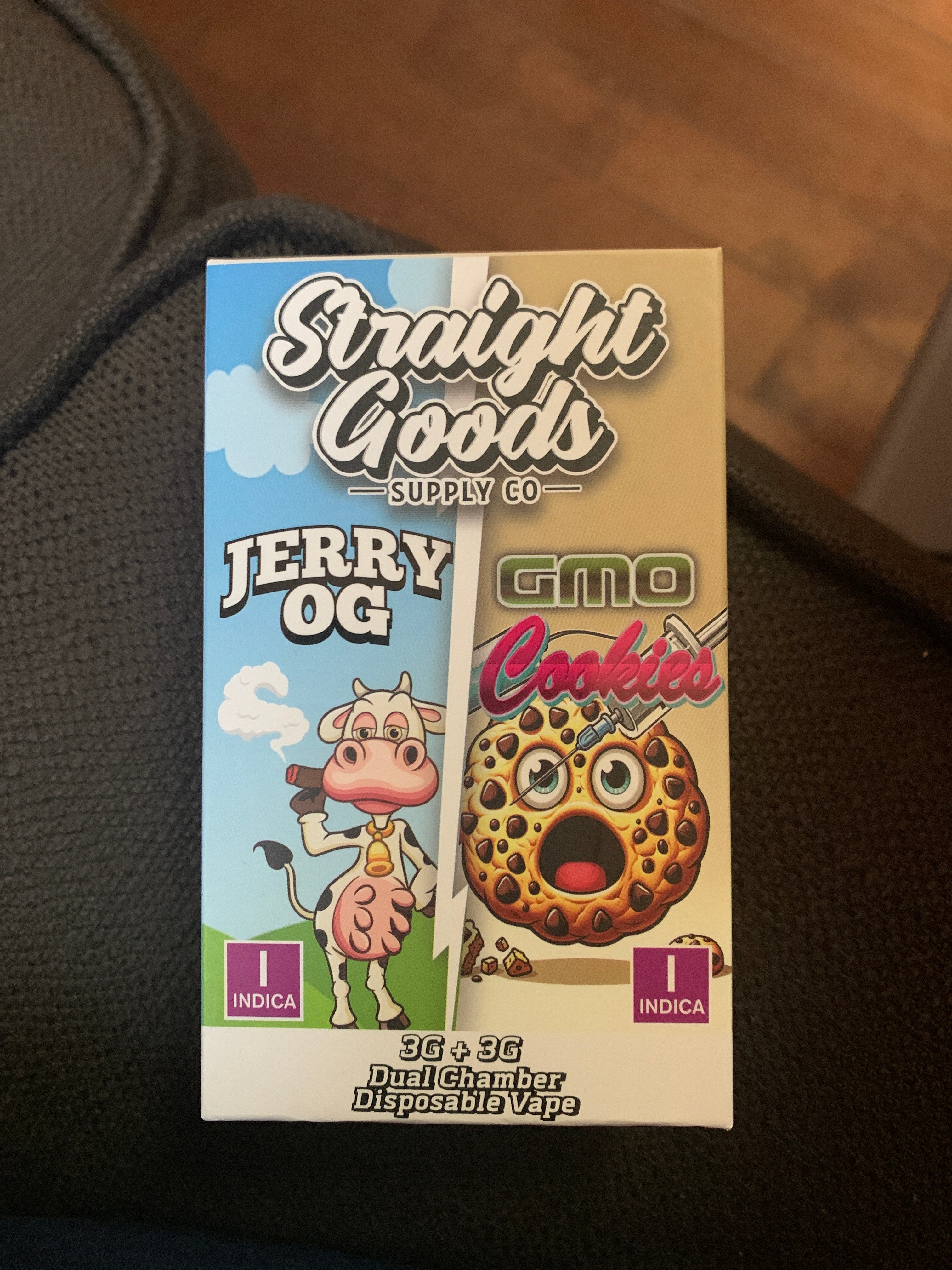 Straight Goods Dual Chamber Vape - (3 Grams + 3 Grams) 8 Varients