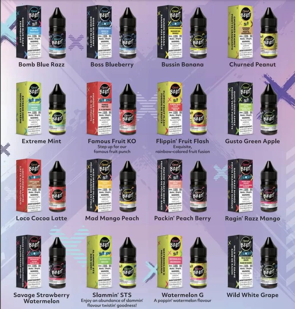 Flavour Beast Salts E-Liquid - 30mL - 20mg