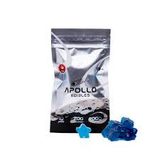 Apollo Edibles- Blue Raspberry Shooting Stars 2000mg Indica