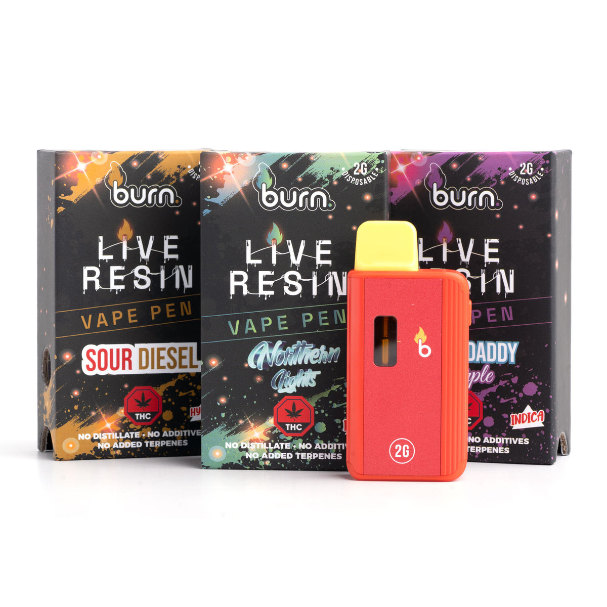 Burn 2g Disposable Live Resin Pen