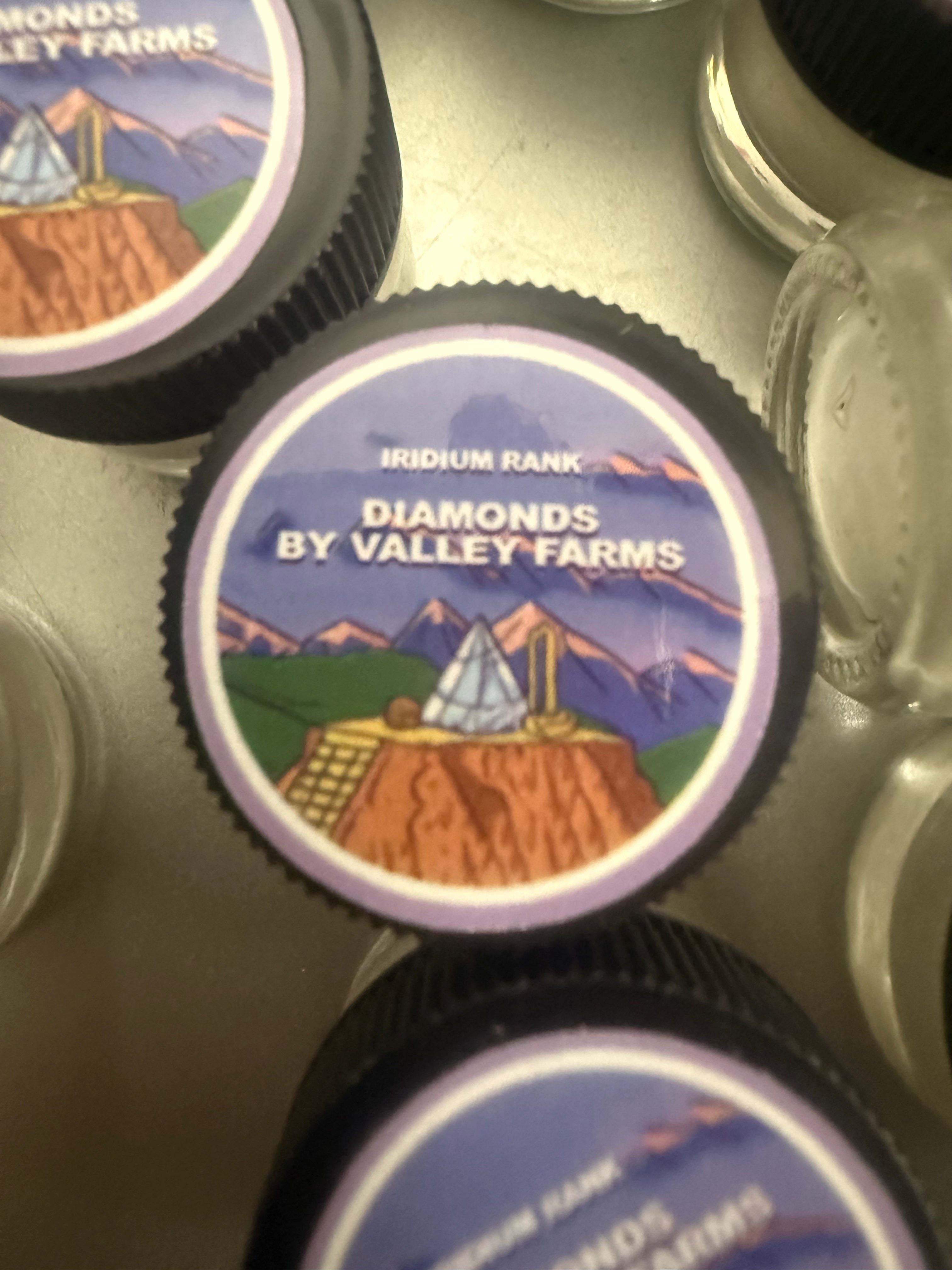 Diamonds 1G by Valley Farms: Indica Hybrid