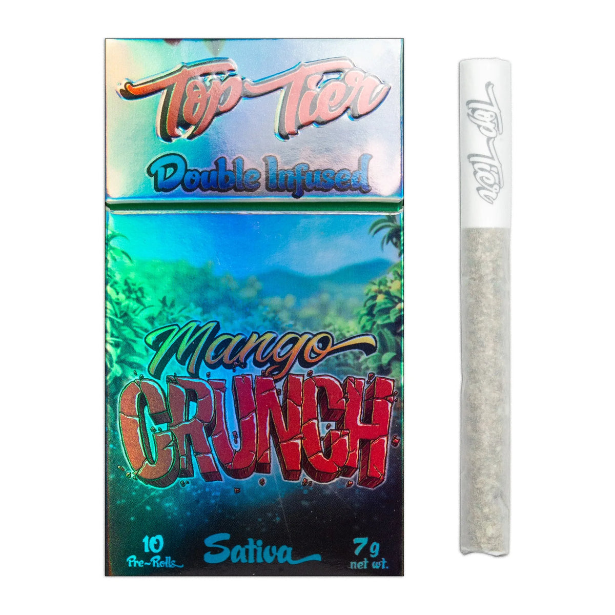 Top Tier Double Infused Full Melt Live Resin 10pk Pre Rolls