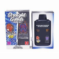 Straight Goods Dual Chamber Vape - (3 Grams + 3 Grams) 8 Varients