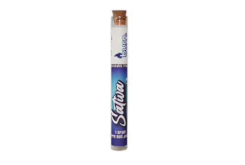 Burn Pre-Roll – 1 x Infused Distillate, Hash and Kief Joint (Watermelon X Tangie X Pink Kush Kief) (Sativa)