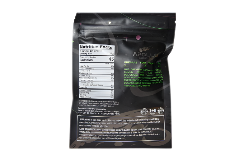 Apollo Edibles – Watermelon/Green Apple Shooting Stars 1000mg THC Sativa