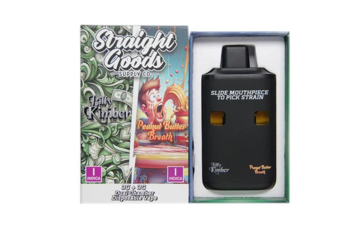 Straight Goods Dual Chamber Vape - (3 Grams + 3 Grams) 8 Varients
