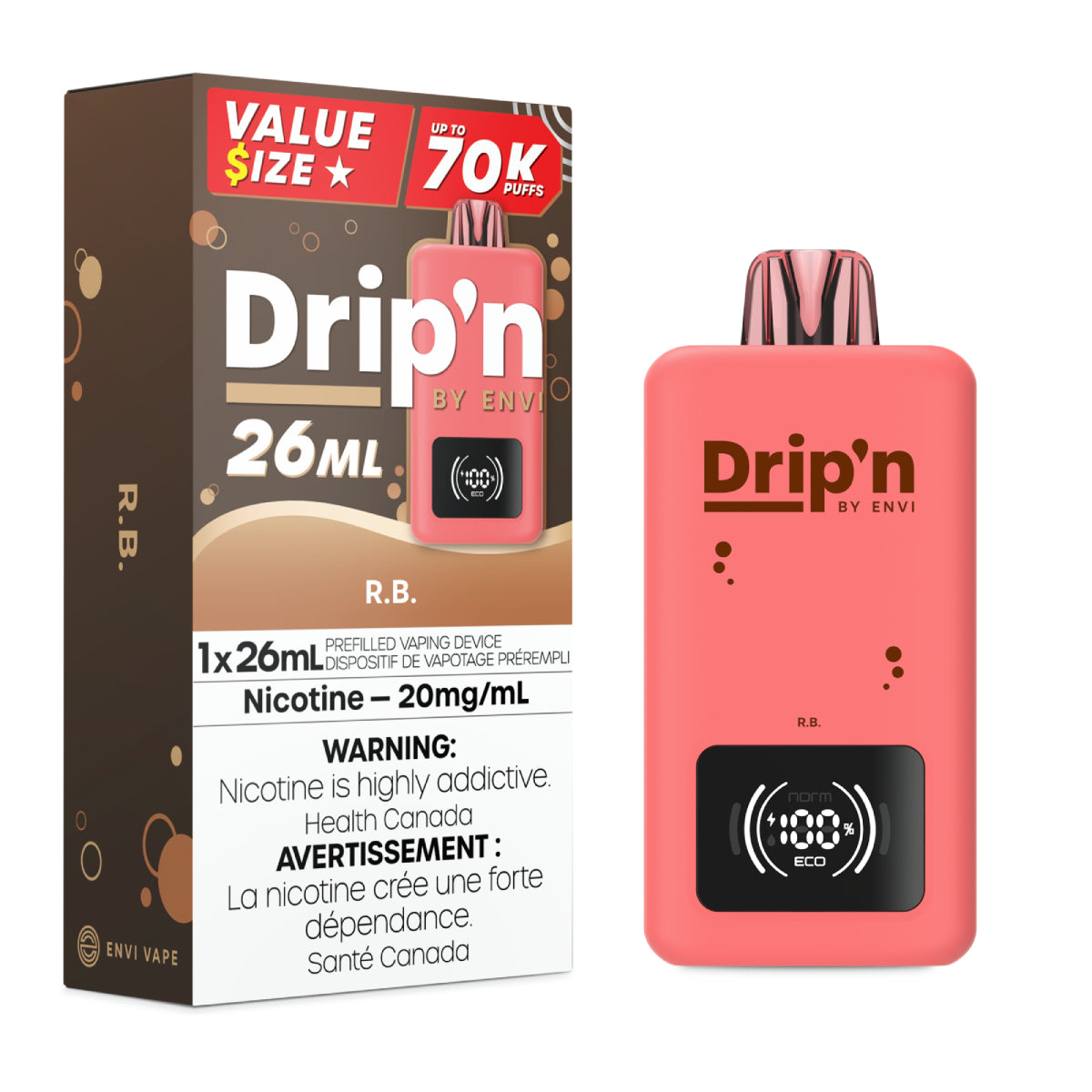 Drip’n by Envi - 70k Puff Disposable Nic Vape