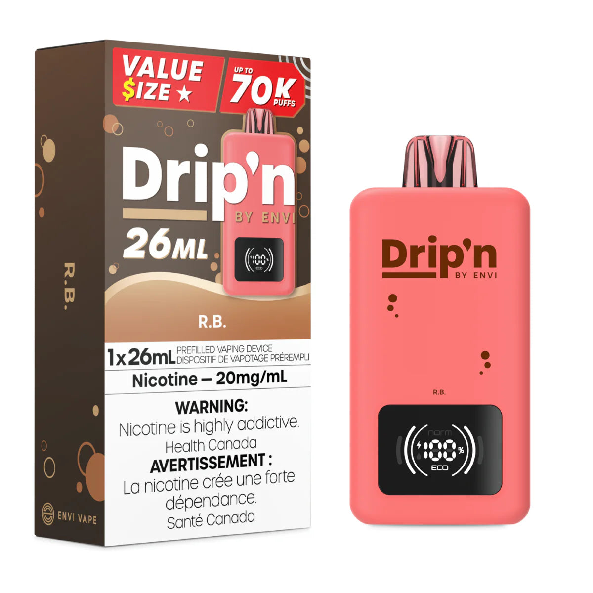 Drip’n by Envi - 70k Puff Disposable Nic Vape