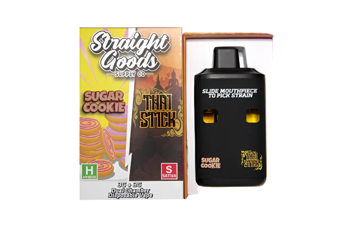 Straight Goods Dual Chamber Vape - (3 Grams + 3 Grams) 8 Varients