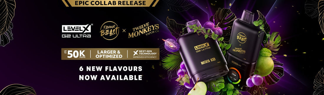Flavor Beast Level X 50k Pods- Twelve Monkeys Collab!