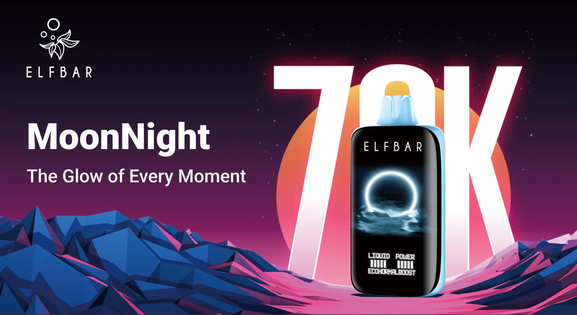 Elf Bar Moonlight 70k Puff - Nic Vape