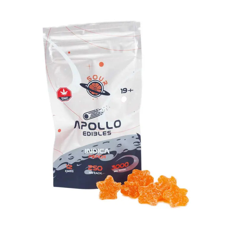 Apollo Edibles – Strawberry Shooting Stars 3000mg THC Indica