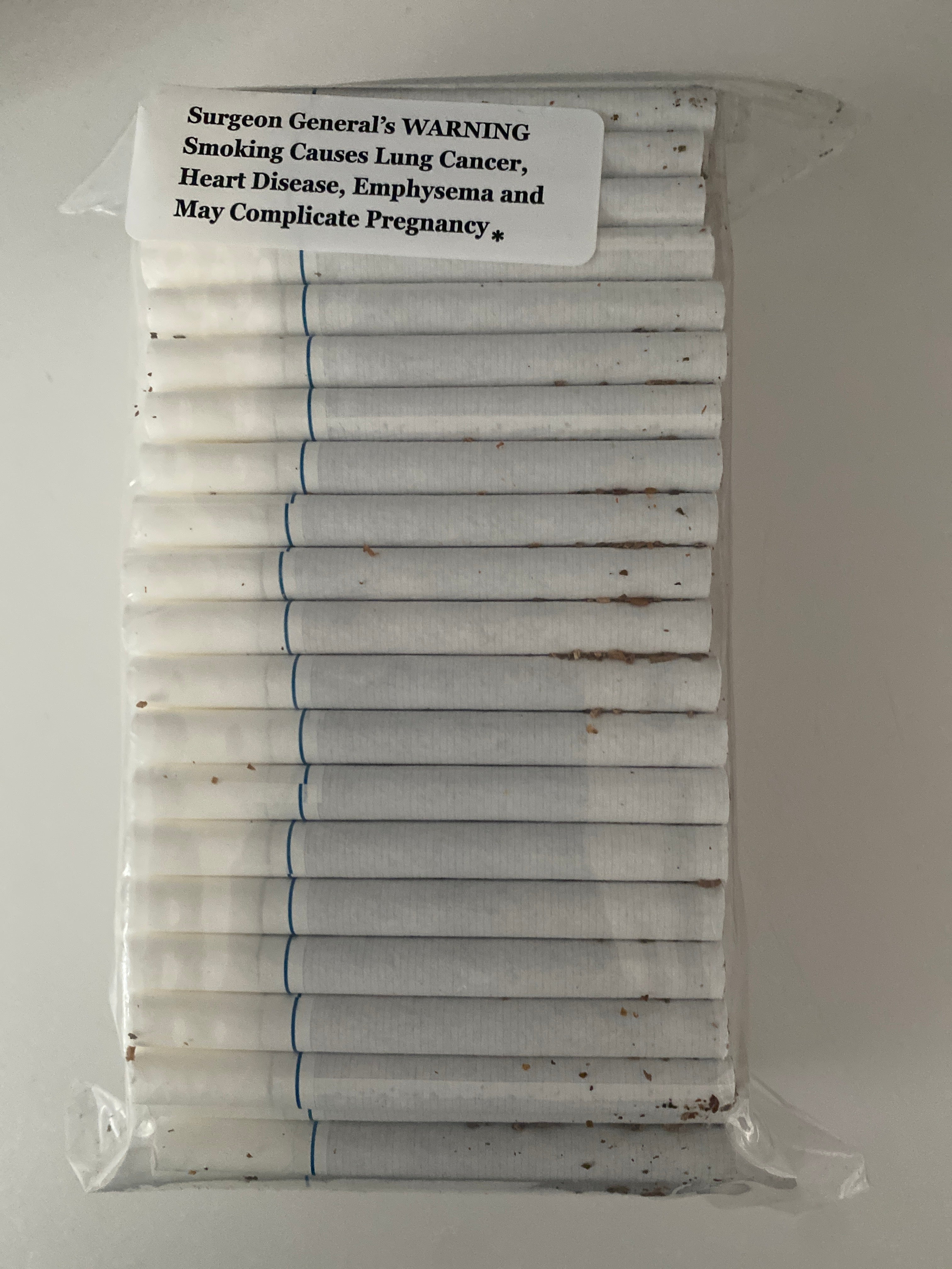 Bag: Light Cigarettes - no Brand