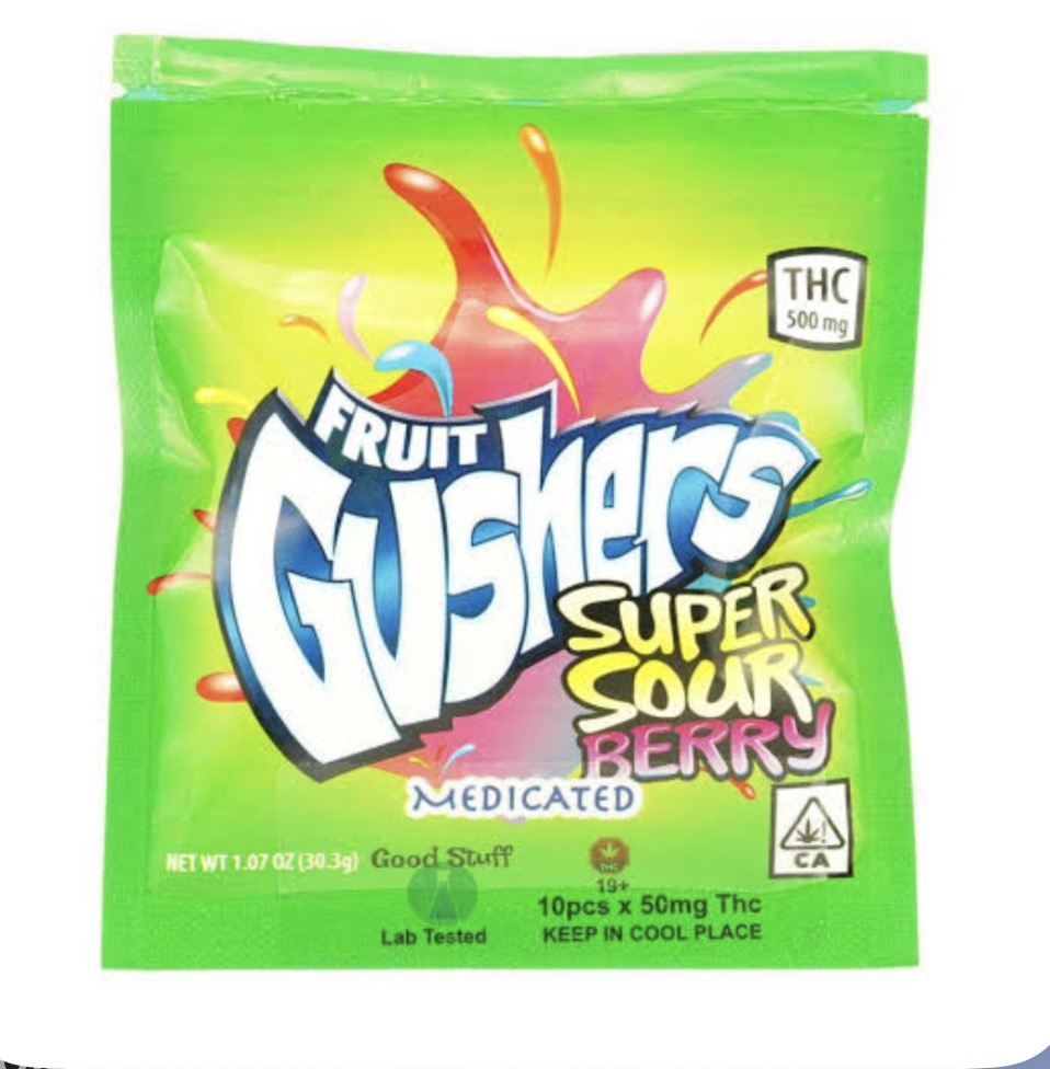 Gushers Super Sour Berry 500mg
