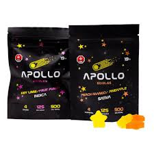 Apollo Edibles - Key Lime/ Fruit Punch Shooting Star 500mg THC Indica