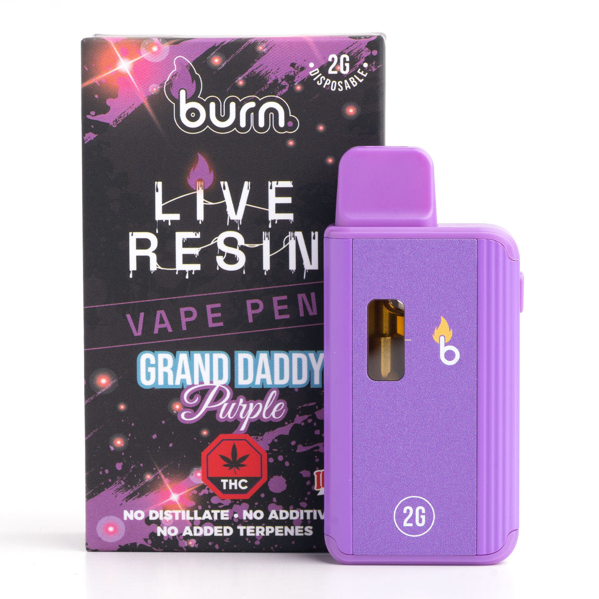 Burn 2g Disposable Live Resin Pen