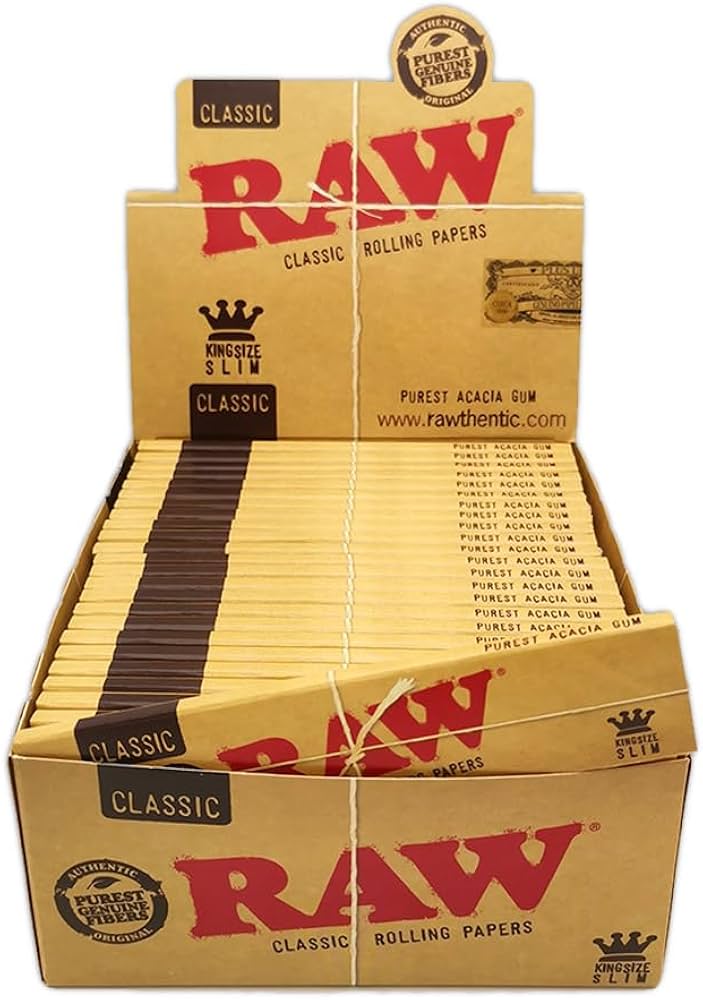 RAW King Size Classic Rolling Papers