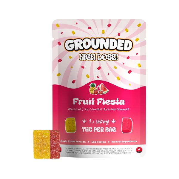 Grounded High Dose Edibles 3x500mg Blocks