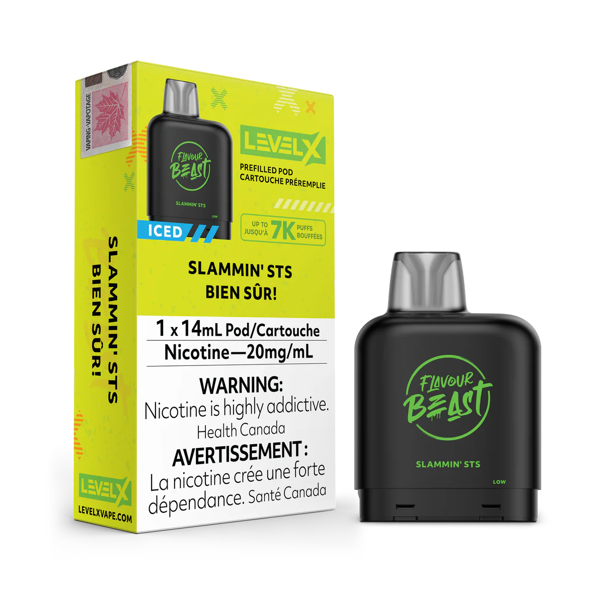 Level X 25000 Puffs Flavour Beast Pods (20mg Nicotine)