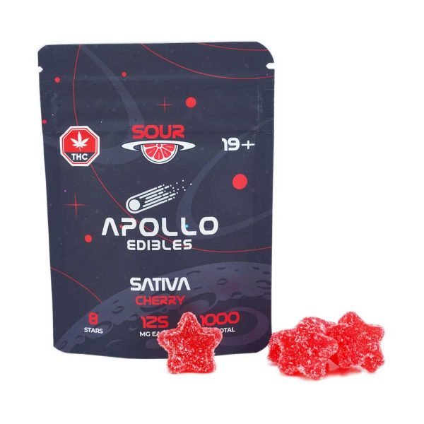 Apollo Edibles - Cherry Shooting Stars 1000mg THC Sativa