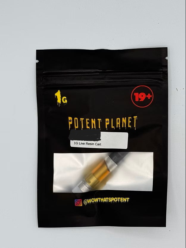 Potent Planet 1G Carts Live Resin