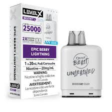 Level X Epic 25 000 Puffs Flavour Beast Pods White box (20mg Nicotine)