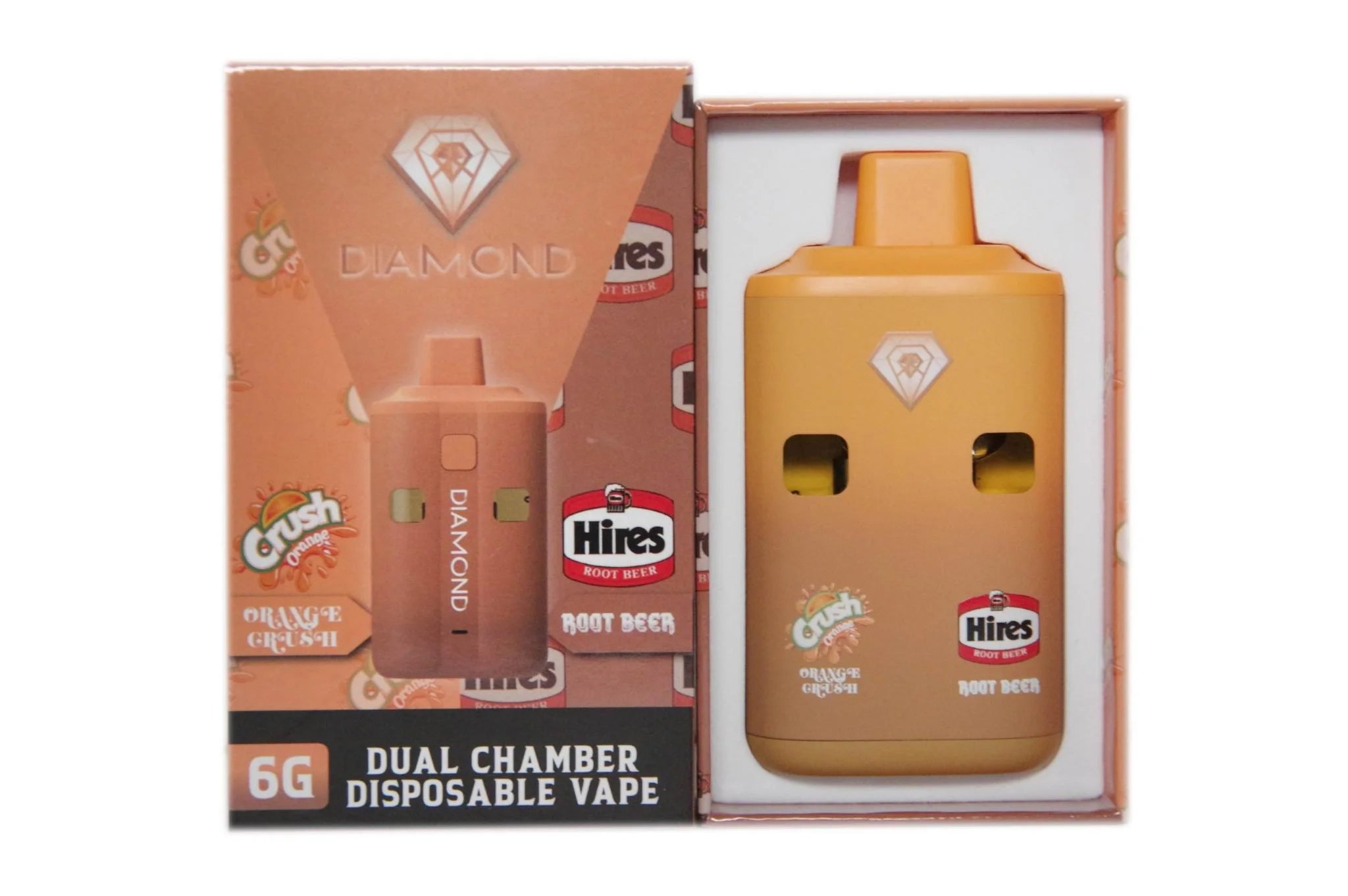 Diamond Extracts Dual Chamber 6g Disposable Vape Pen