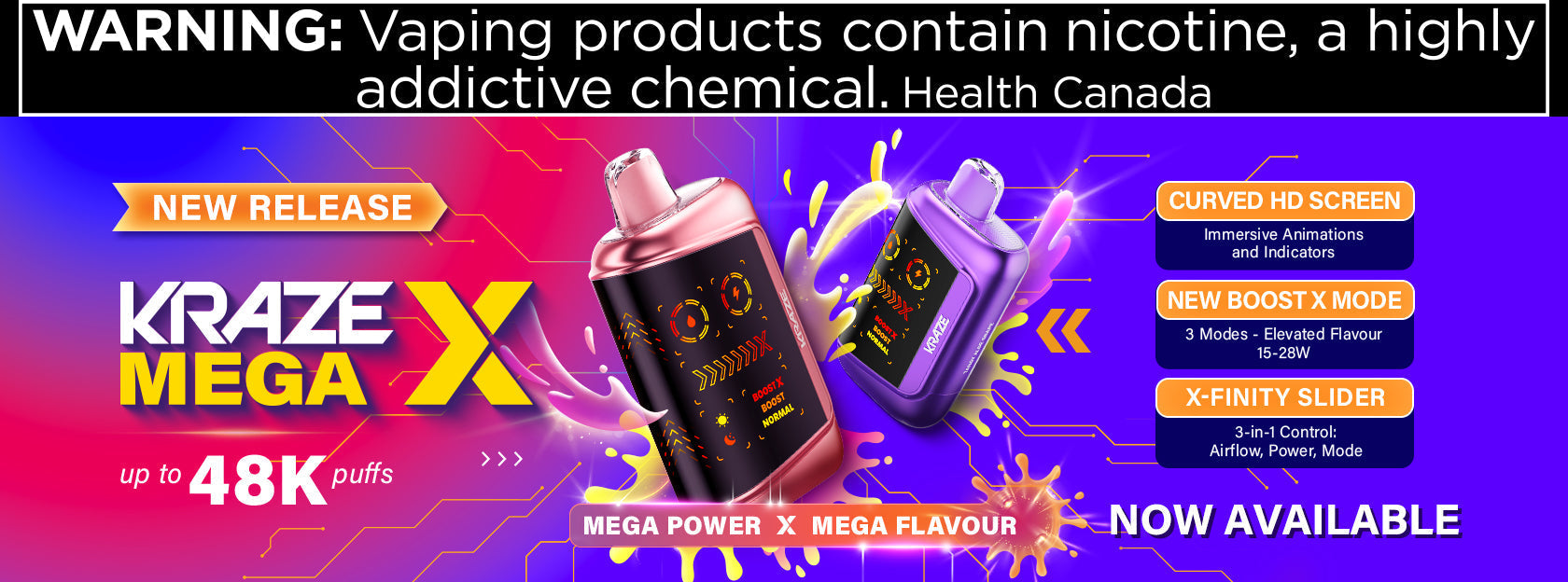Kraze Mega X - Nic Vape