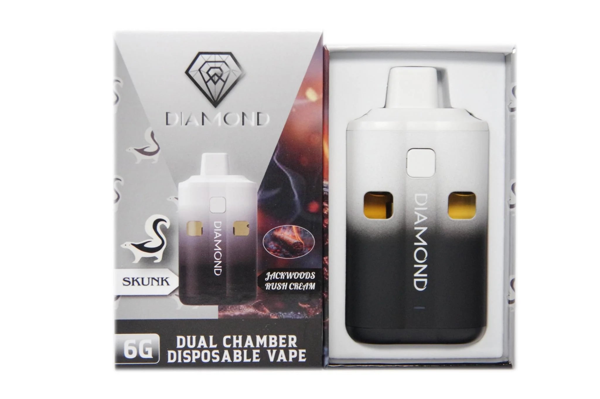Diamond Extracts Dual Chamber 6g Disposable Vape Pen