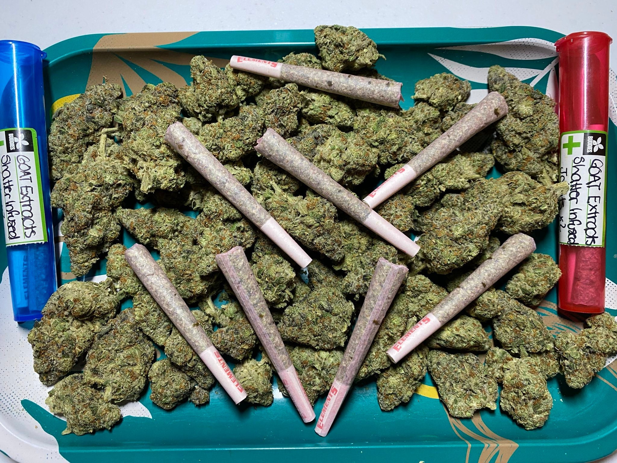 G.O.A.T. Premium Shatter Infused Pre-rolls