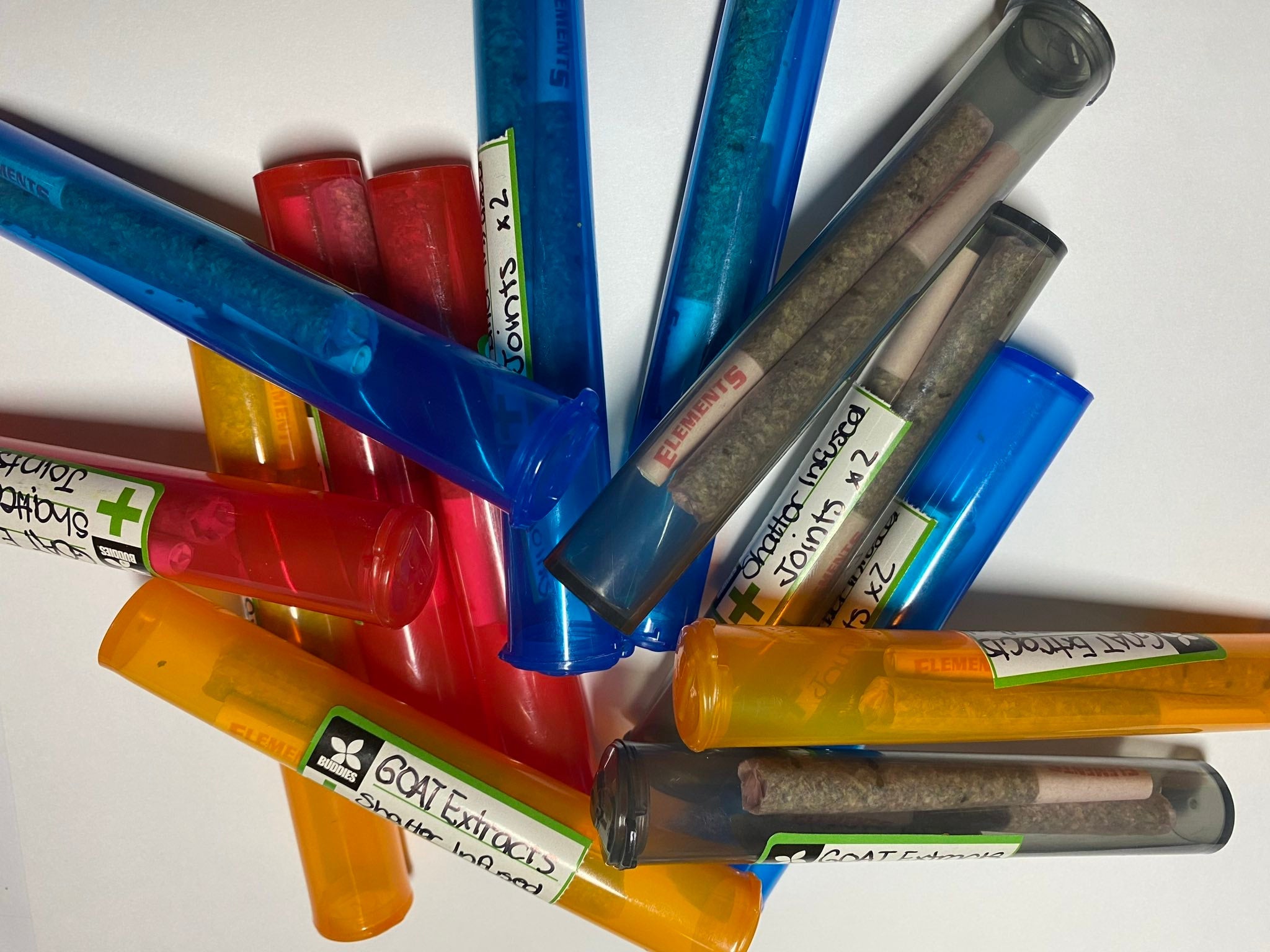 G.O.A.T. Premium Shatter Infused Pre-rolls